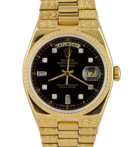 mens 18k quartz rolex|Rolex oyster quartz models.